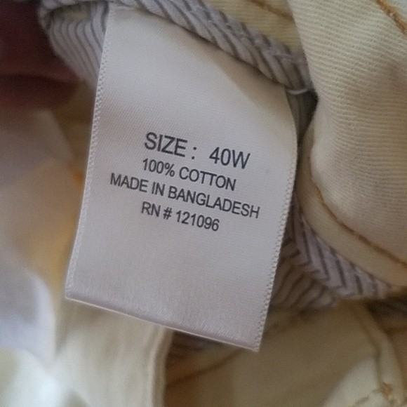 - Original vintage weatherproof yellow men's shorts size 40W - Picture 3 of 6